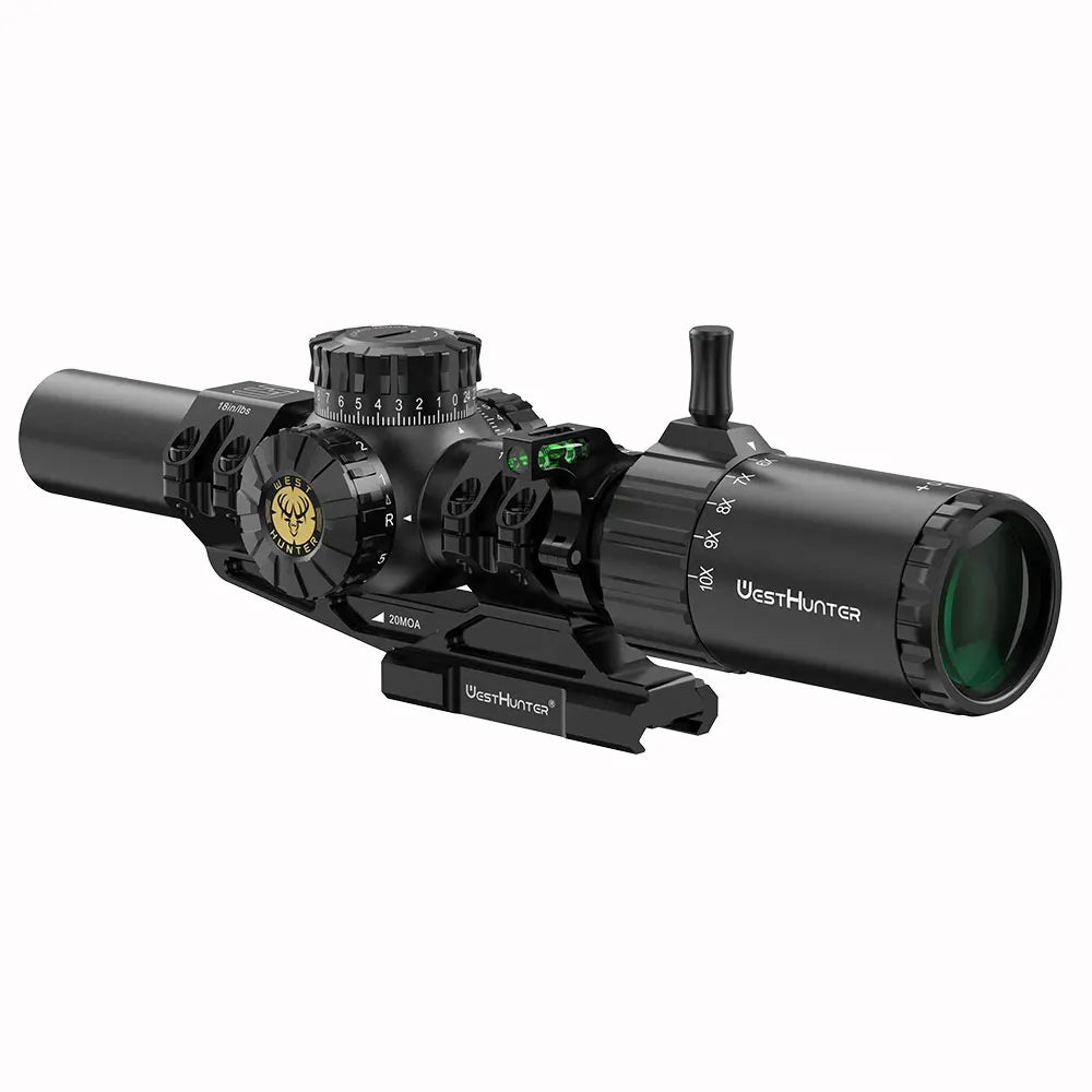 WestHunter HD Gen2 1-10x24 IR LPVO Rifle Scope Red Green Illumination
