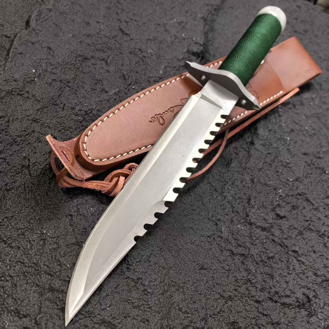 Gdekls Stainless Steel Fixed-Blade Outdoor Knife With Sheath