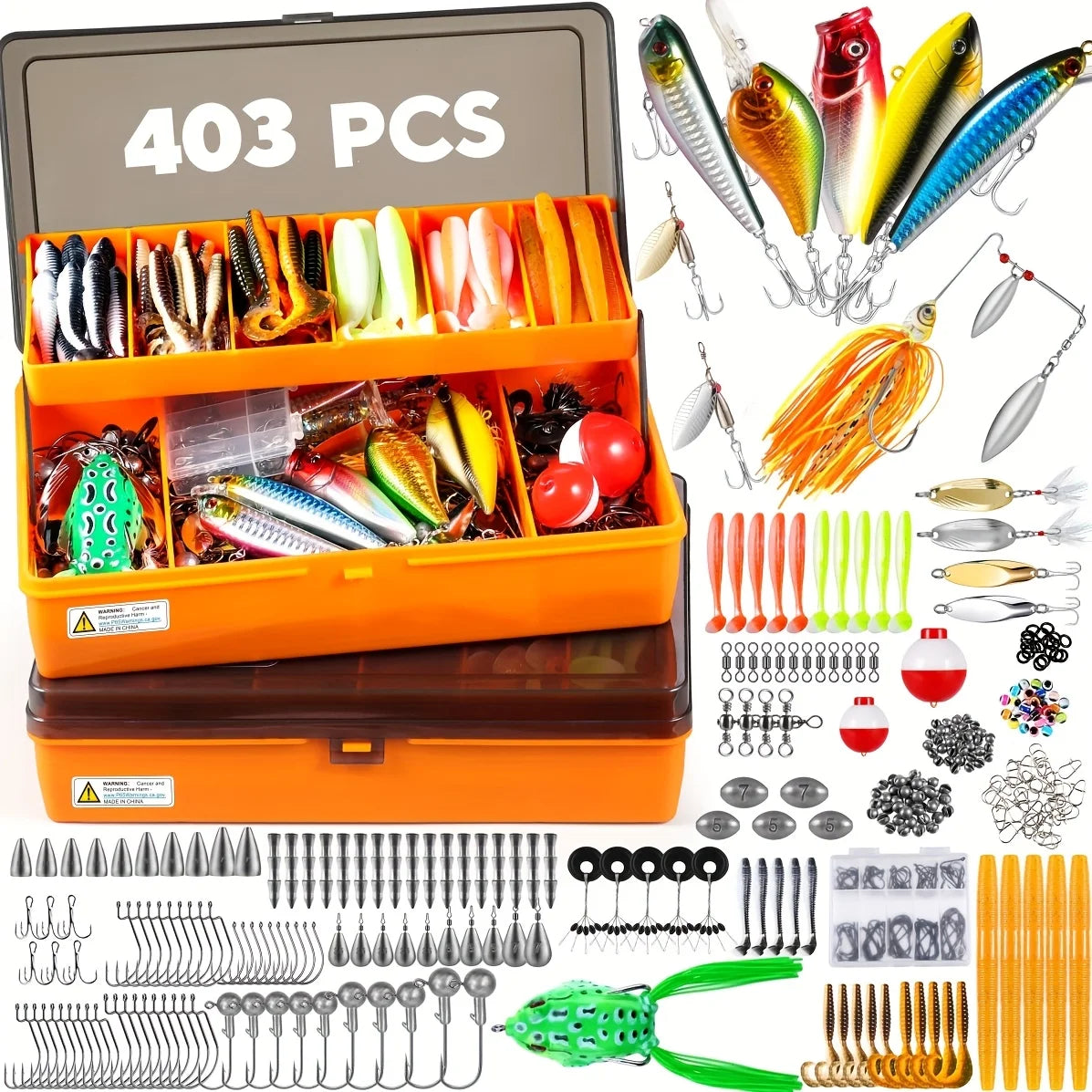 NGT Fishing Lures Tackle Box Kit Complete Starter Set