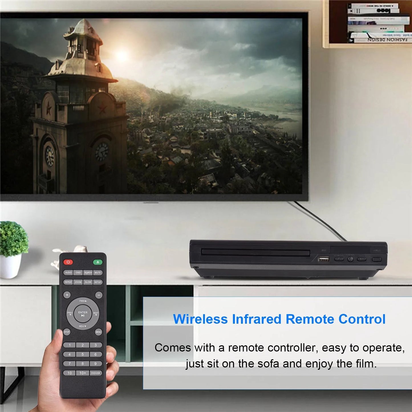 Arealer CD And DVD Player DVD 225 With Remote Control