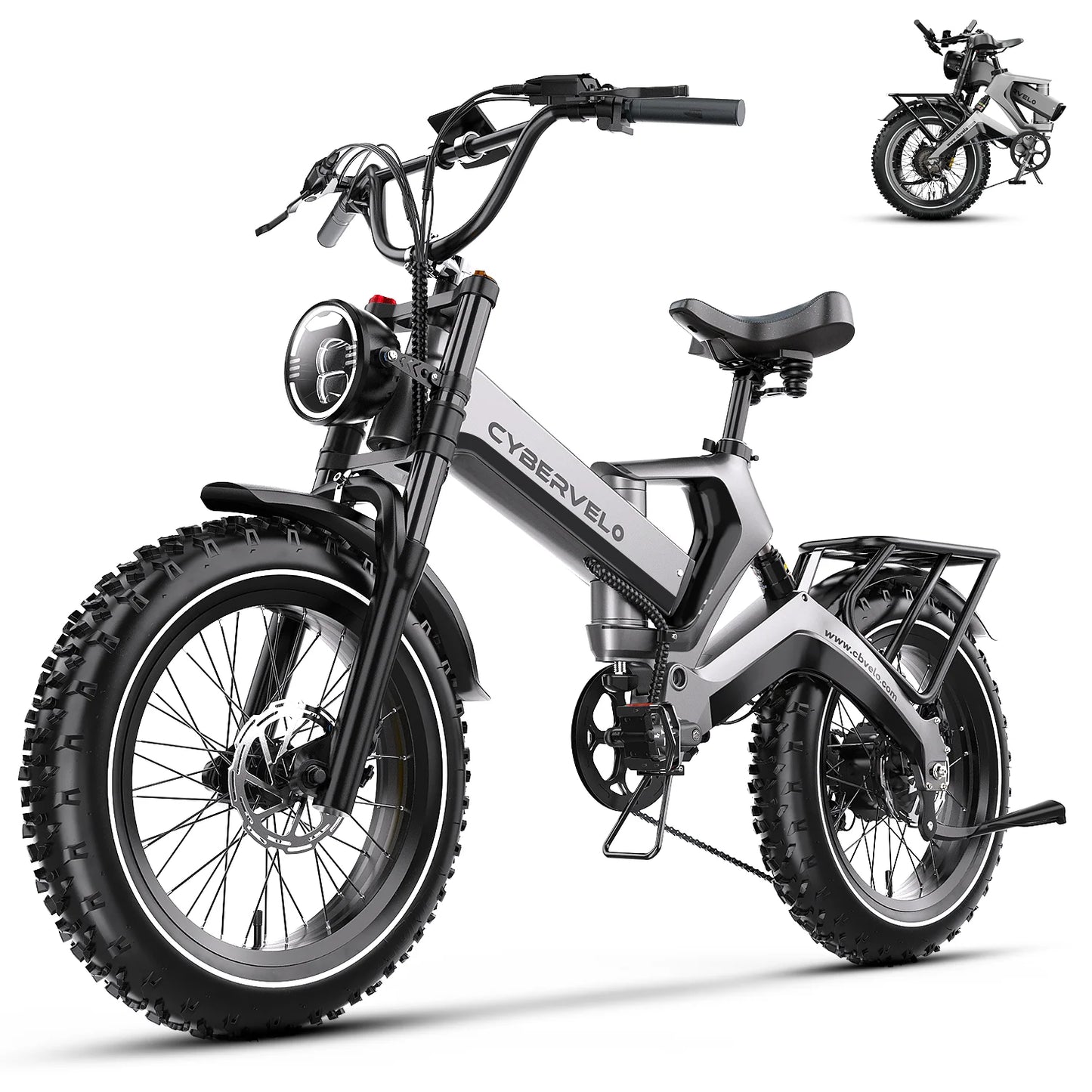 CYBERVELO Foldable 2000W Fat Tire EBike