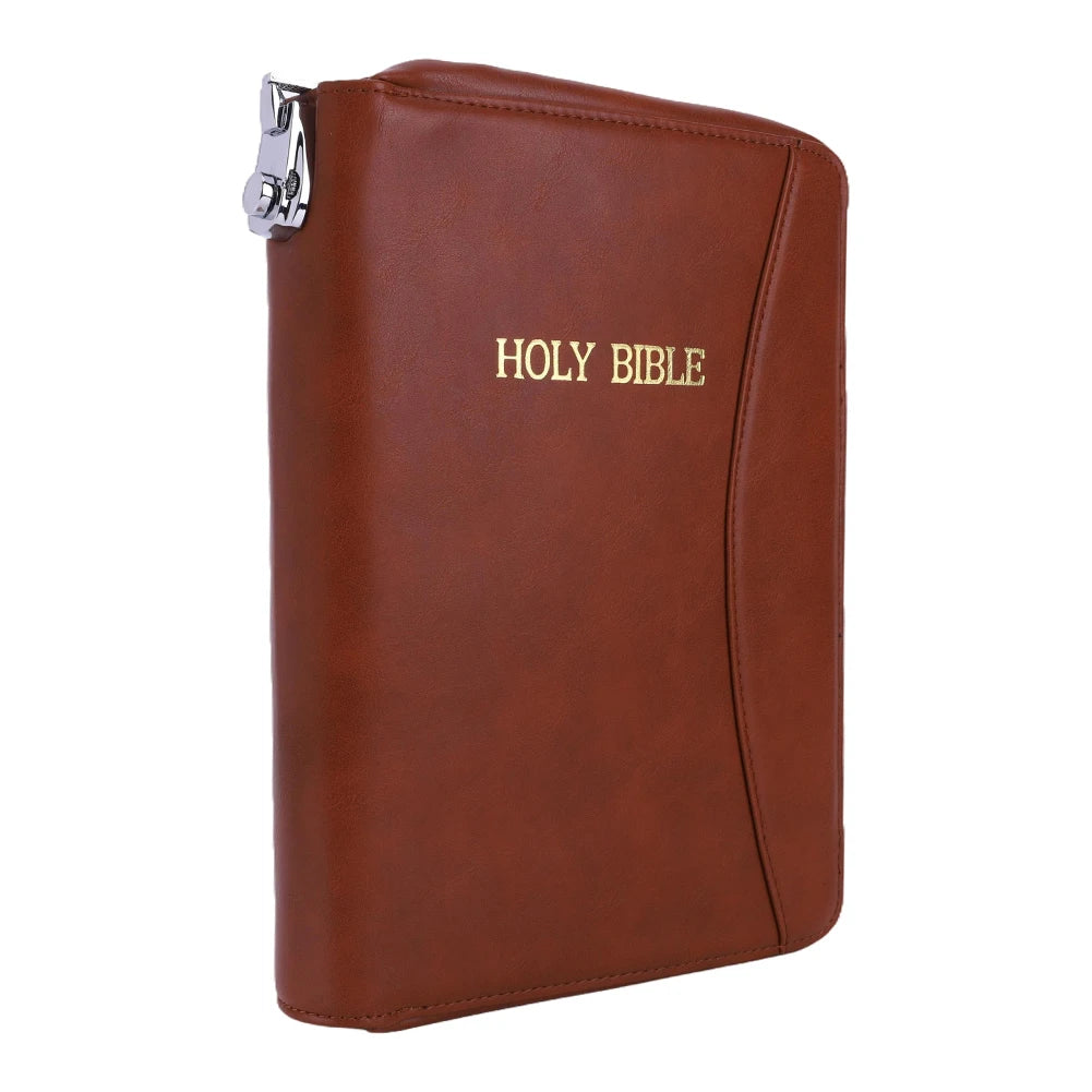 Lockable Soft Pistol Case Concealed Carry Bible Leather Gun Bag