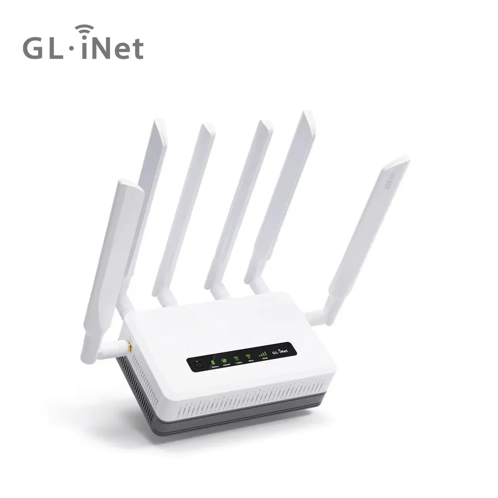 GL.iNet GL-XE3000(Puli AX)Wi-Fi 6 5G Cellular Router with Battery