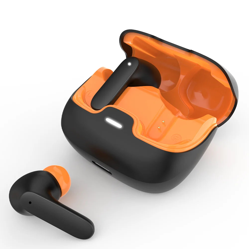 Jogrytece Bluetooth 5.4 TWS Earphones Ultra Low Latency ENC