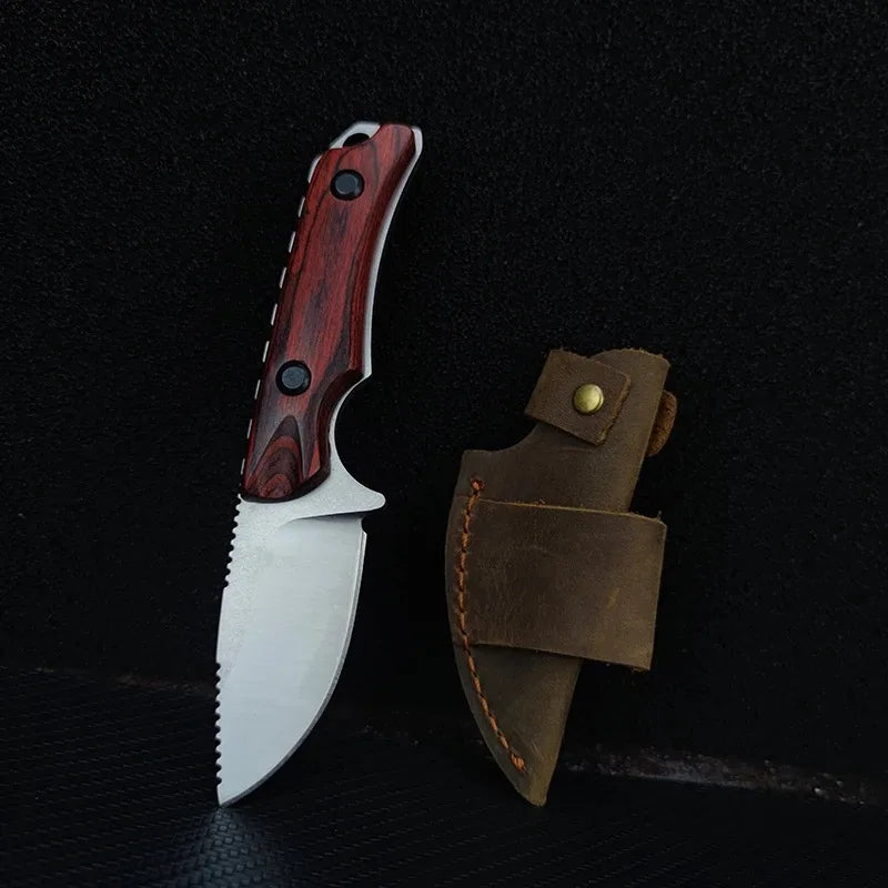 NONEDIY Drop Point Survival Knives With G10 Handle For Outdoor