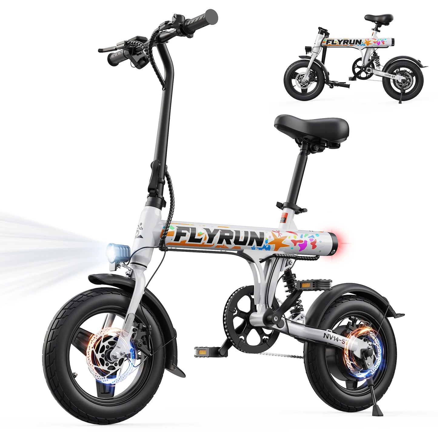 NV14ST Electric Bike With 36V Battery And 500W Motor