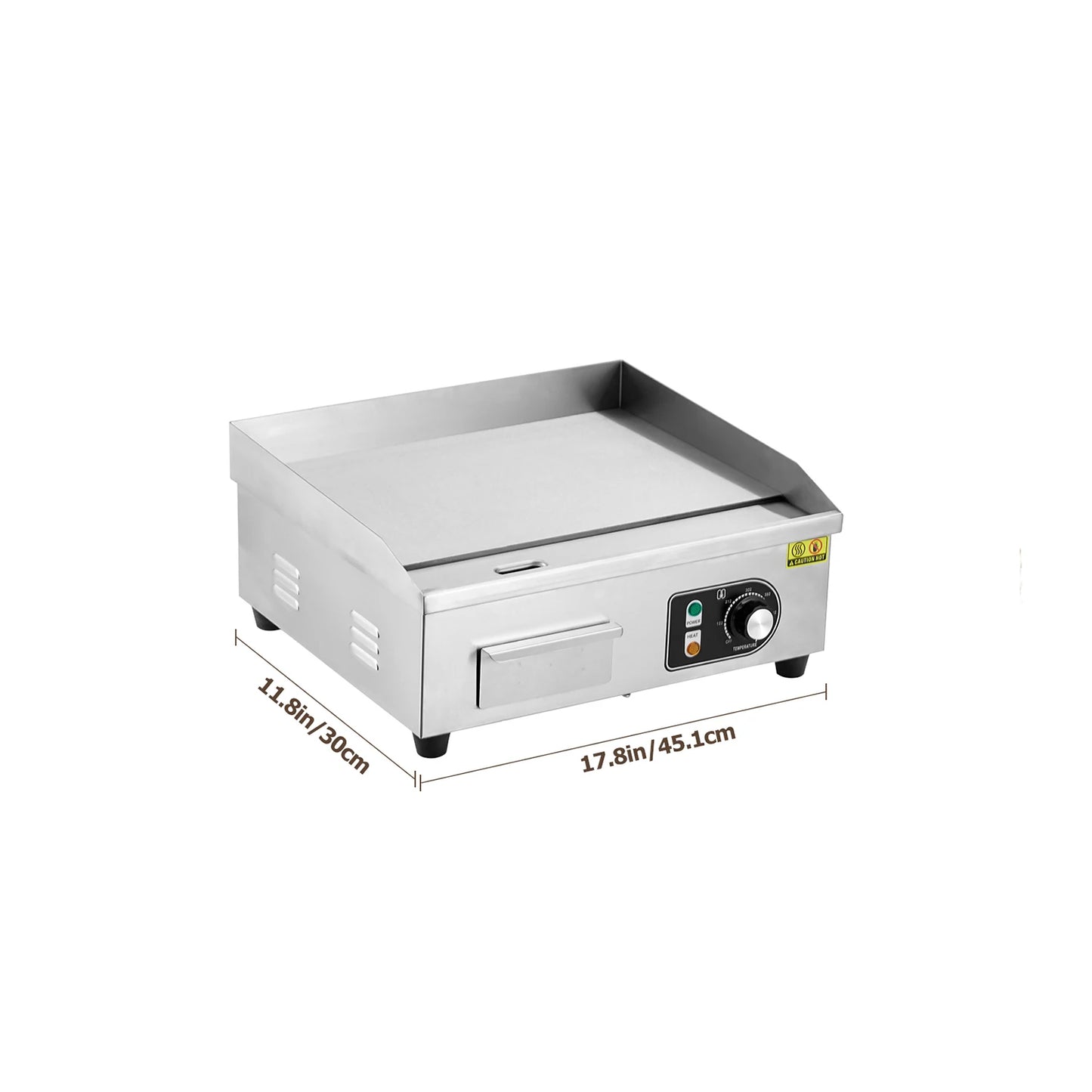 HiMISS Electric Griddle for Outdoor Cooking, 3600W, Adjustable Temperature