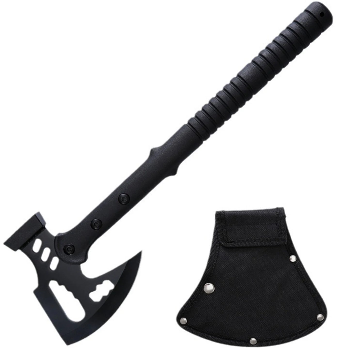 Camping Axe With Sheath Stainless Steel One Piece Hatchet