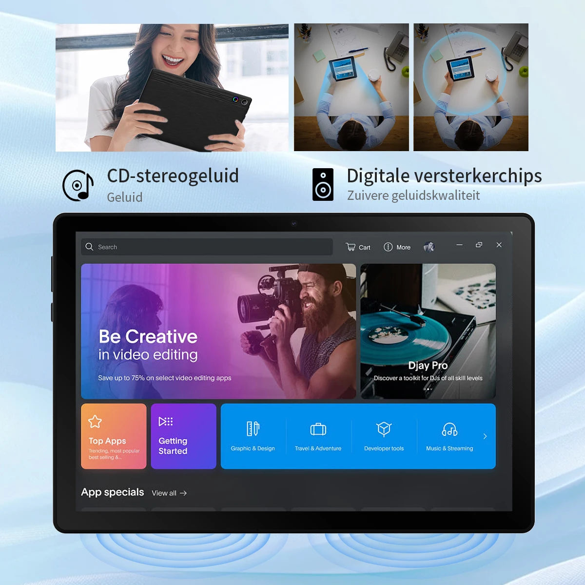 URAOC Android 15 Tablet With 1TB Expandable Storage