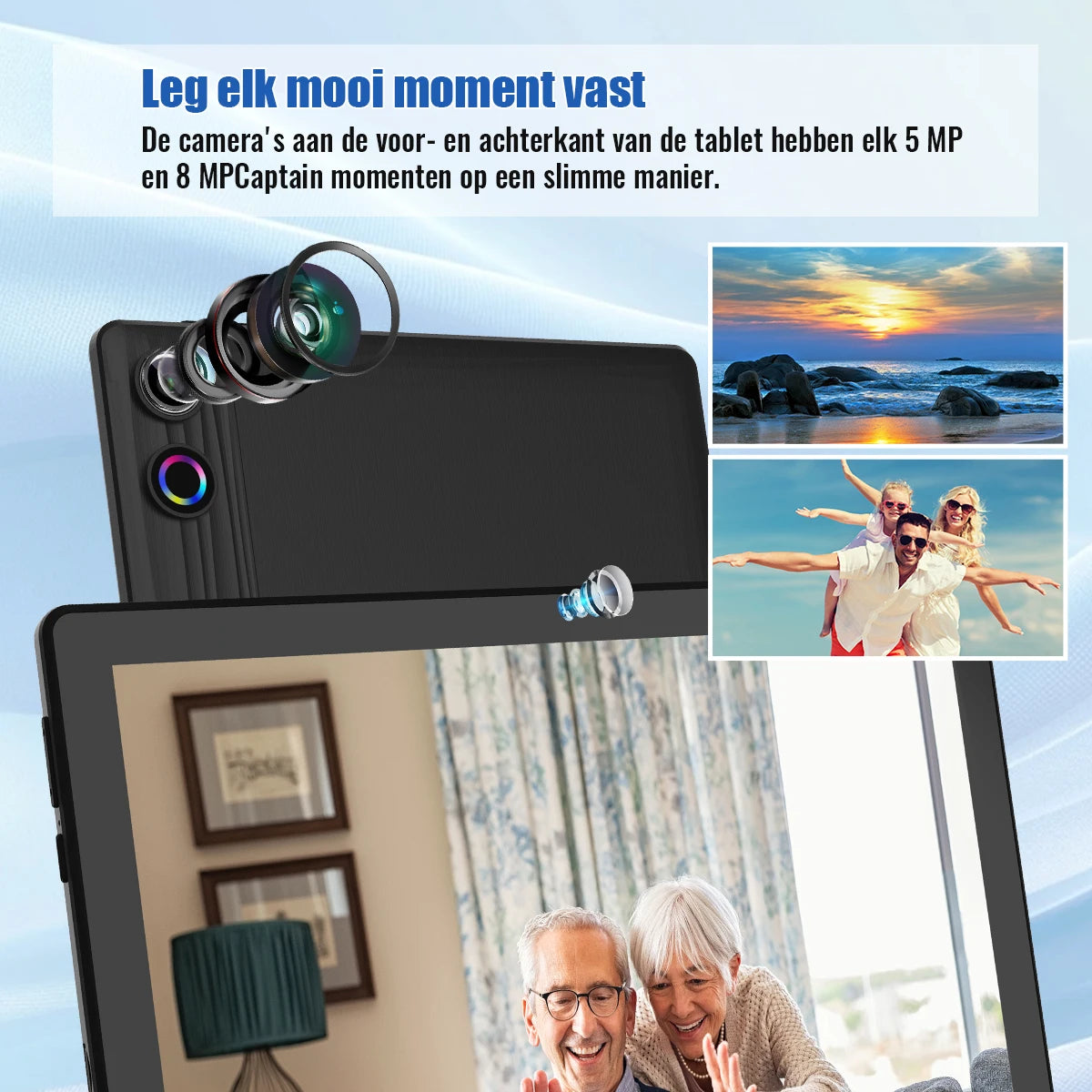 URAOC Android 15 Tablet With 1TB Expandable Storage