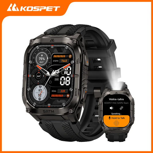 KOSPET Tank M4C GPS Smartwatch MILSTD 810H 5ATM For Men