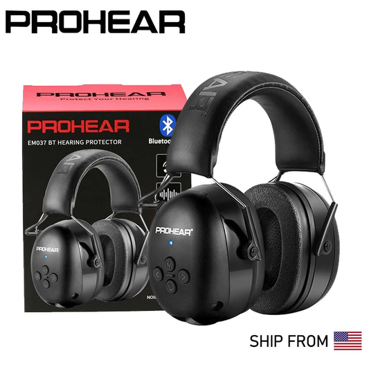 PROHEAR Bluetooth 5.3 Headphones With Hearing Protection And Noise Reduction