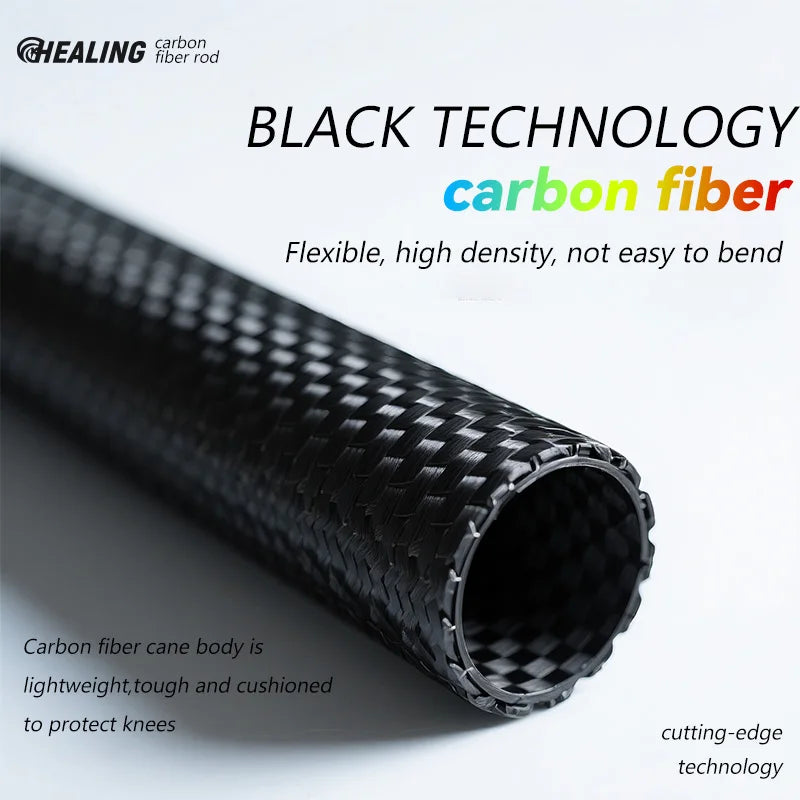 OKHEALING Trekking Poles Carbon Fiber Ultra-Light Folding