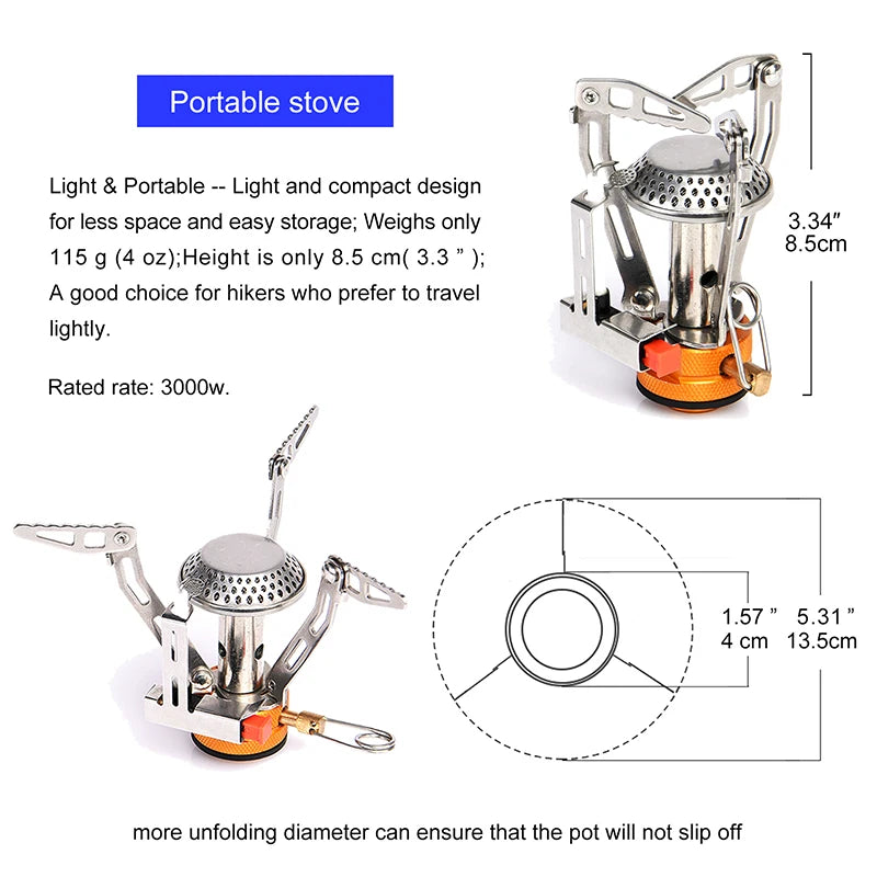 Widesea Camping Cookware Set Outdoor Pot Cup Kit For Travel