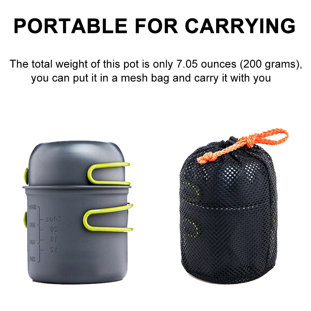 Widesea Ultralight Camping Cookware Set Outdoor Tableware