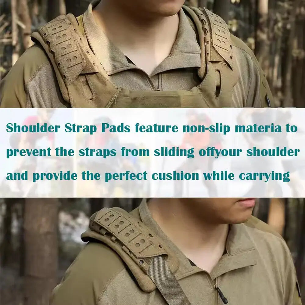 Vest Shoulder Strap Pad Comfort Nylon Mesh Tactical Backpack