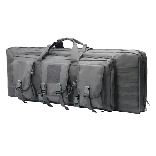 LQARMY Tactical Double Rifle Case With Molle Rifle Bag