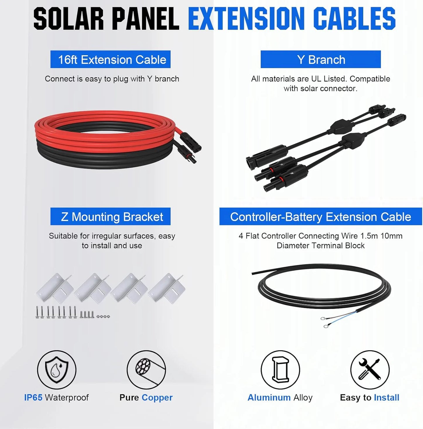 Eco-Worthy 400W 12V Premium Solar Panel Kit For Off Grid