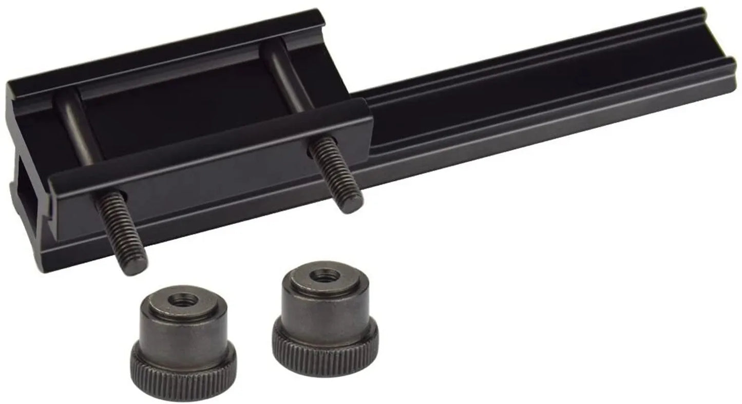 Extended Picatinny Riser Scope Mount Aluminum 14 Slot