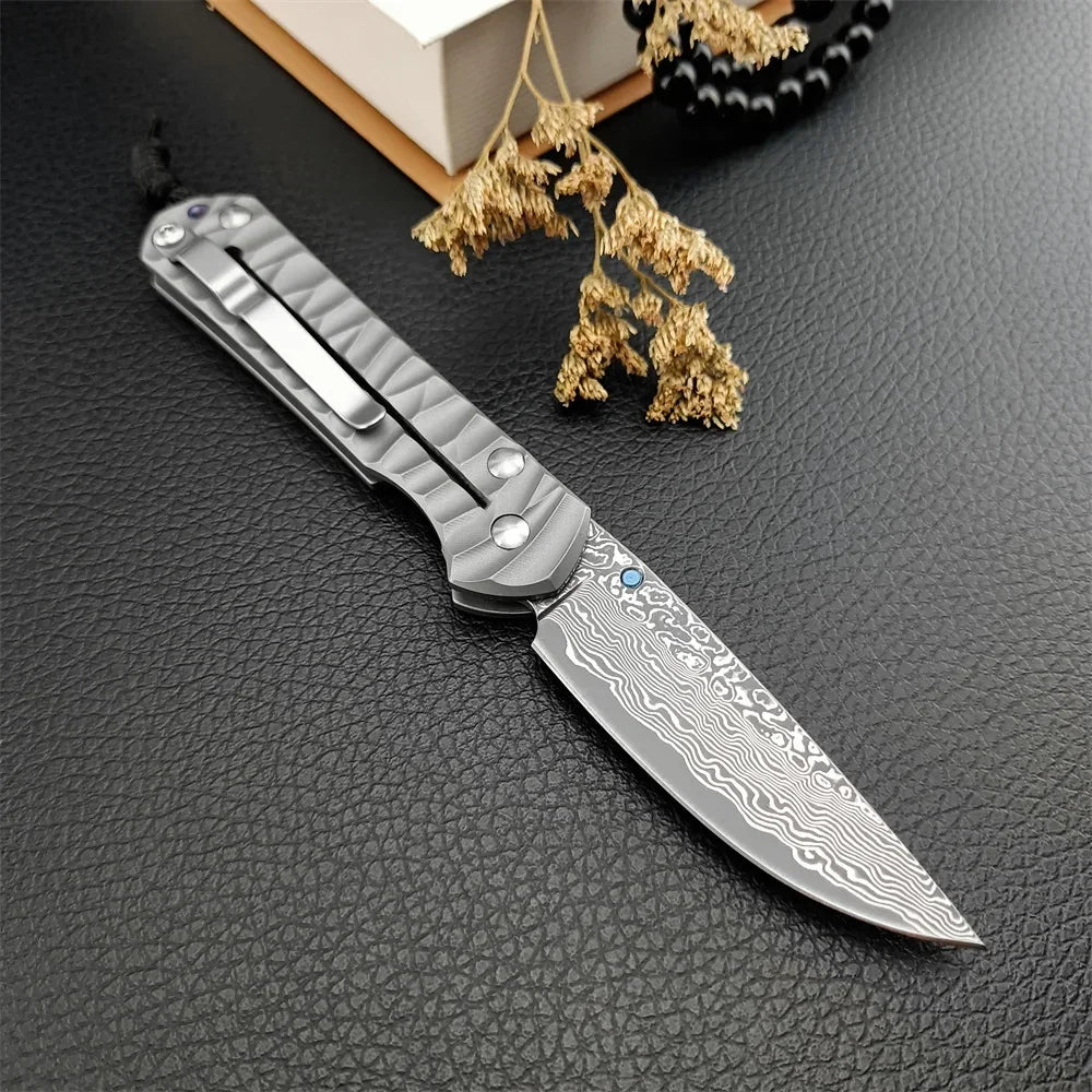 DIY Supplies Chrisreeve Folding Knife EDC Multi-Tool for Camping