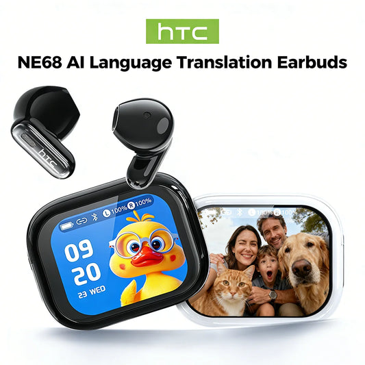 HTC Wireless Earphones With Active Noise Cancellation Bluetooth 5.0