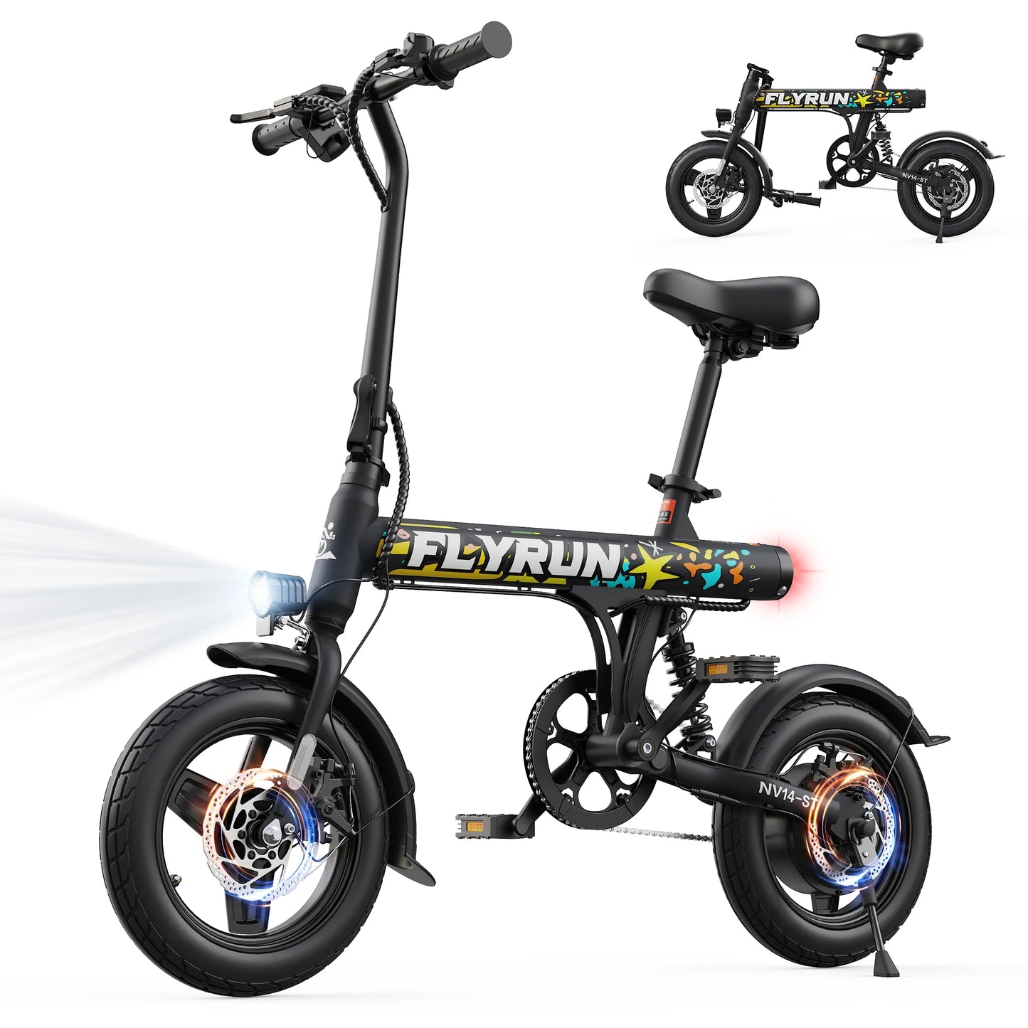 NV14ST Electric Bike With 36V Battery And 500W Motor