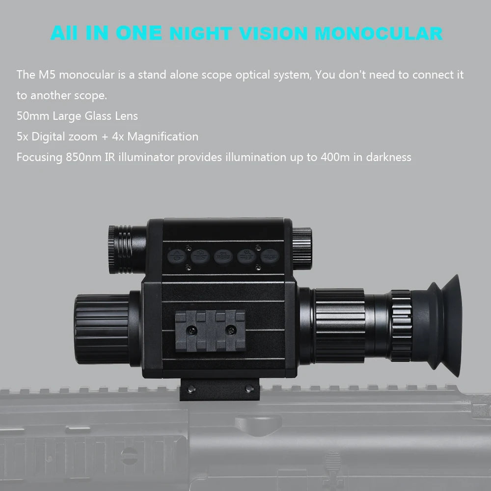 Megaorei Digital Night Vision Riflescope 940nm IR Scope 1080P