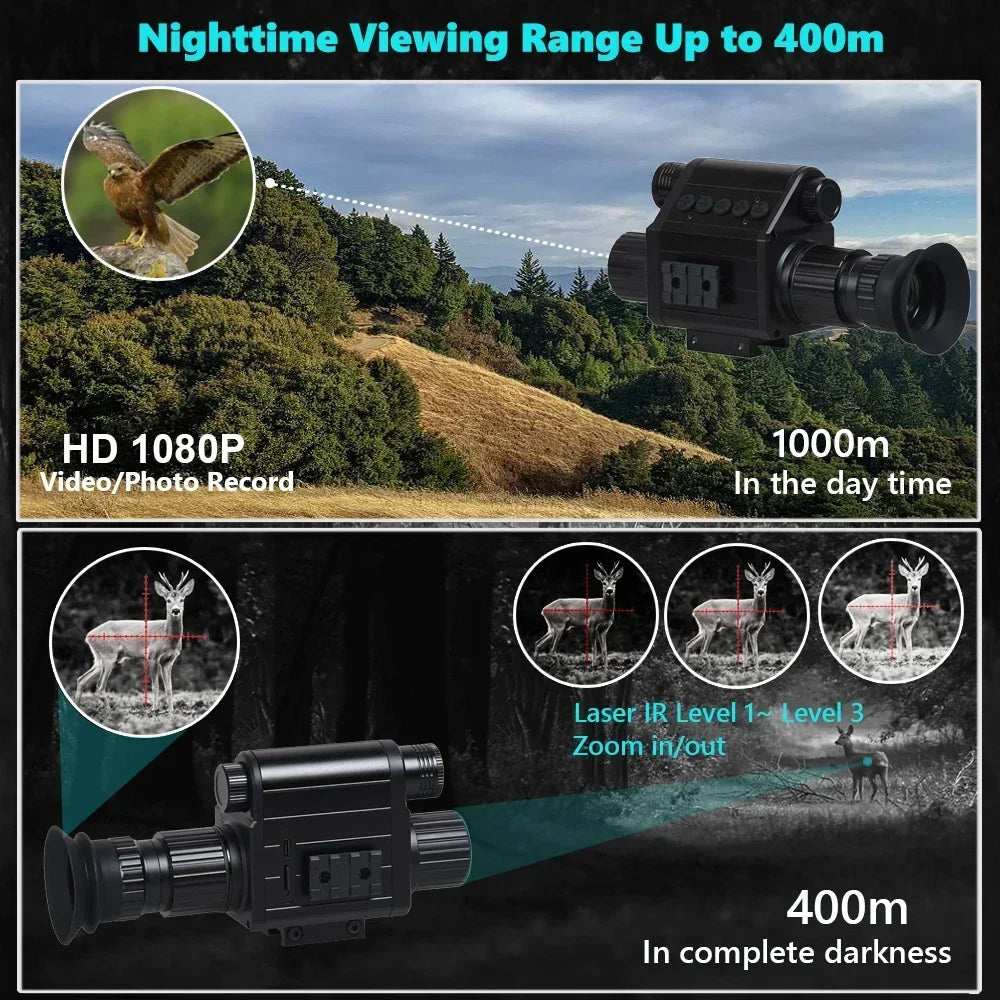 Megaorei Digital Night Vision Riflescope 940nm IR Scope 1080P