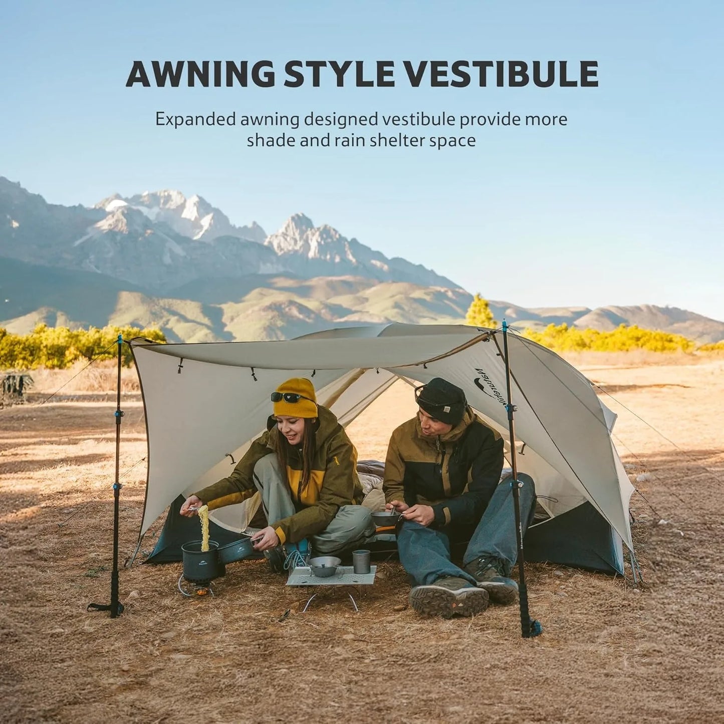 Naturehike Mongar UL Ultralight Backpacking Tent Nylon Waterproof