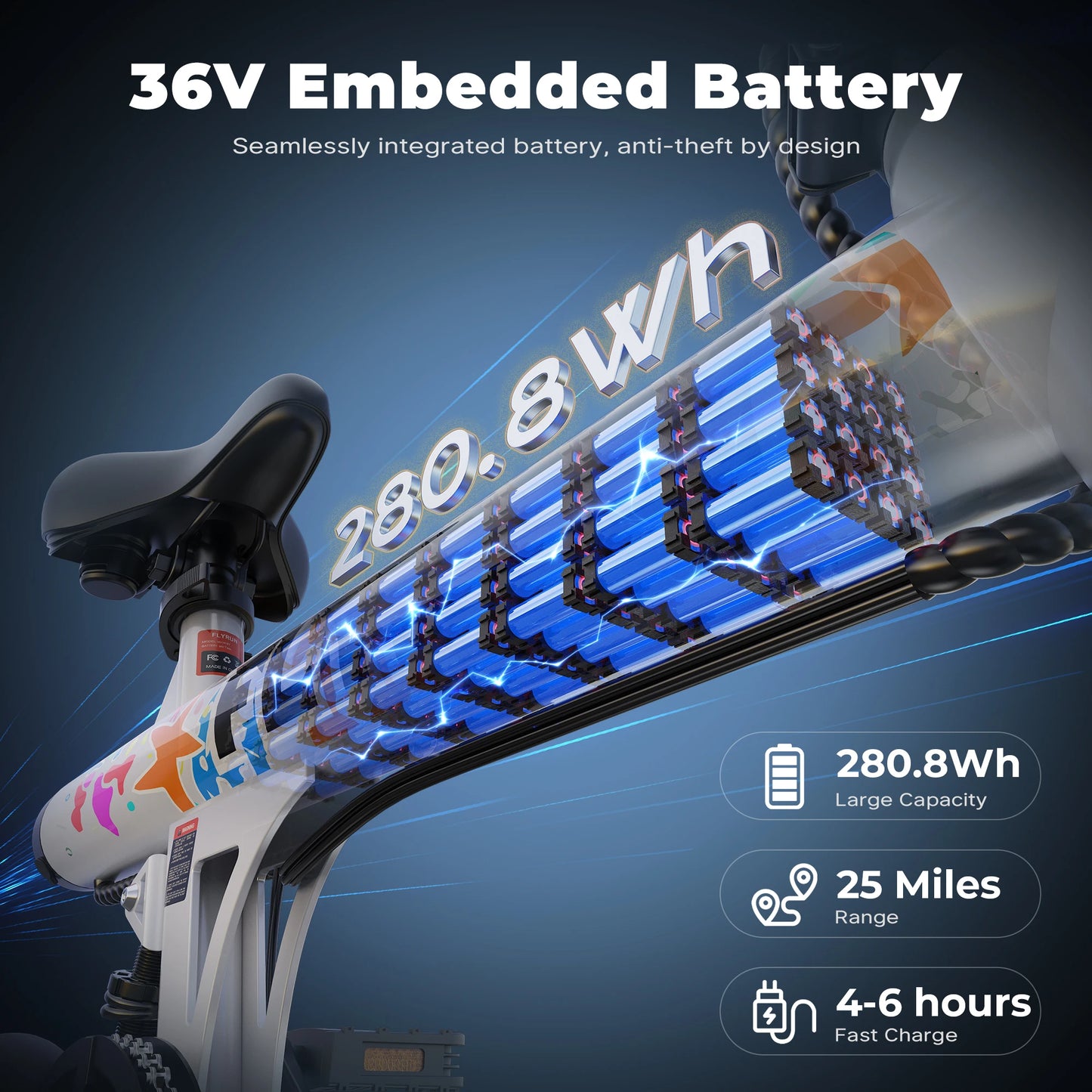 NV14ST Electric Bike With 36V Battery And 500W Motor