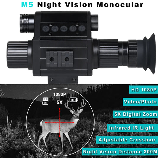 Megaorei Digital Night Vision Riflescope 940nm IR Scope 1080P