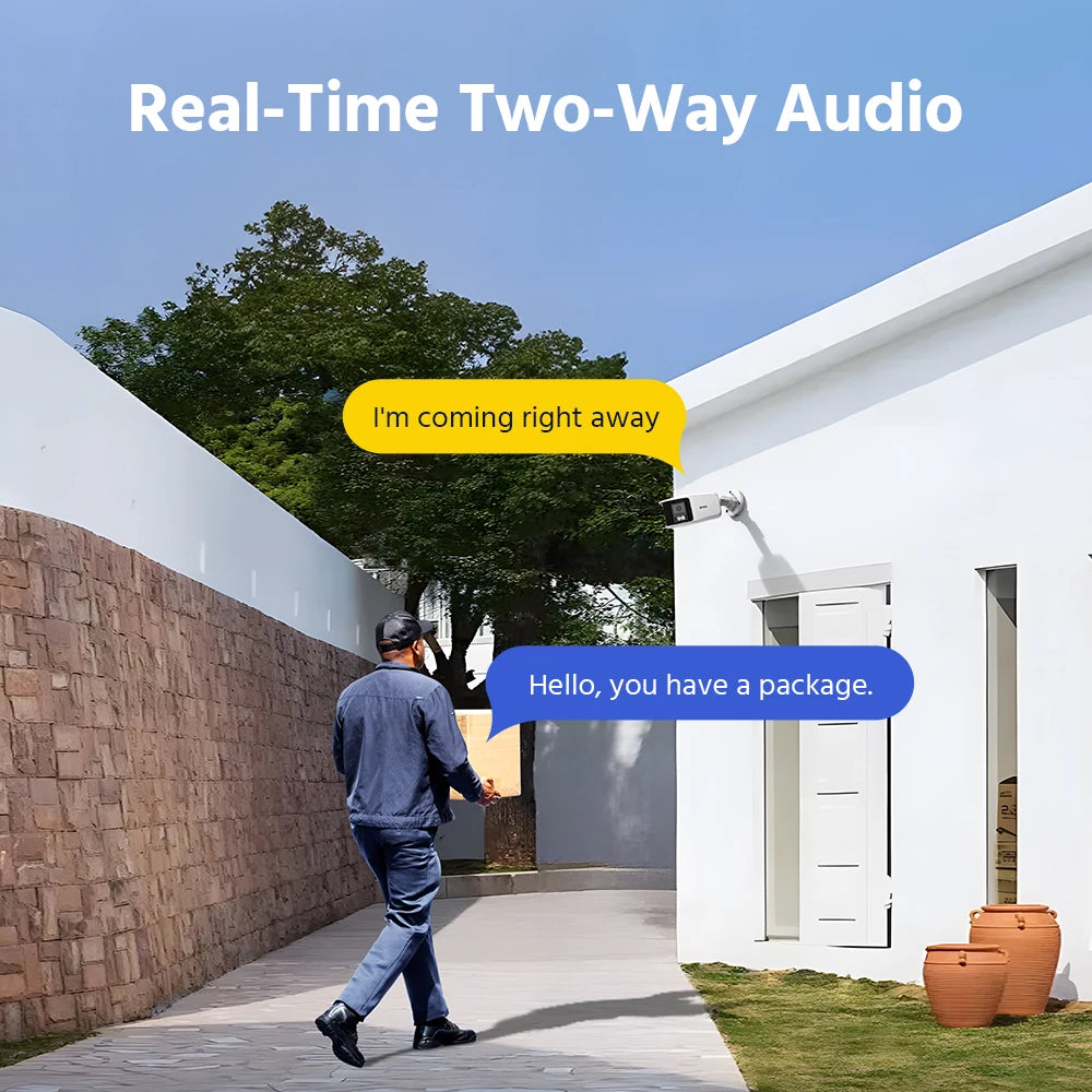 ANNKE 4K 8MP POE Surveillance Camera Dual Lens Outdoor