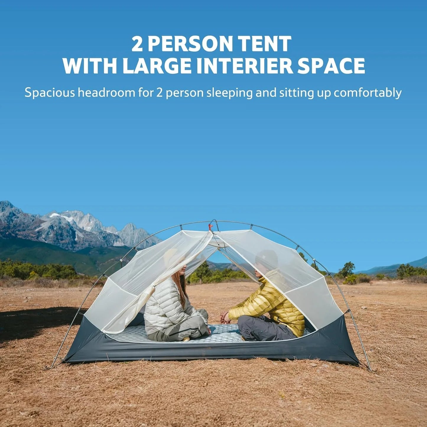 Naturehike Mongar UL Ultralight Backpacking Tent Nylon Waterproof