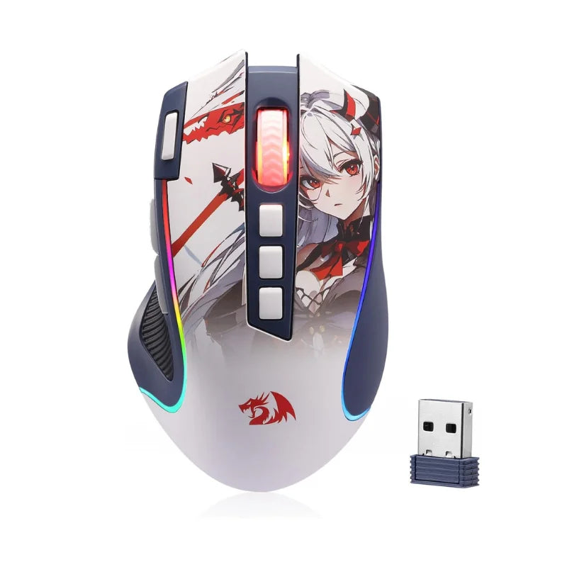 Redragon M612AK Pro RGB Gaming Mouse 8000 DPI Wired and Wireless