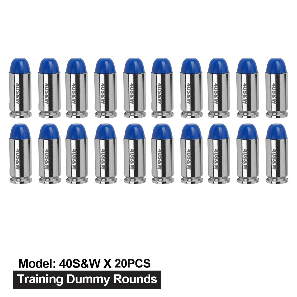 40S&W Dummy Rounds For Practice Training, 10 Pieces