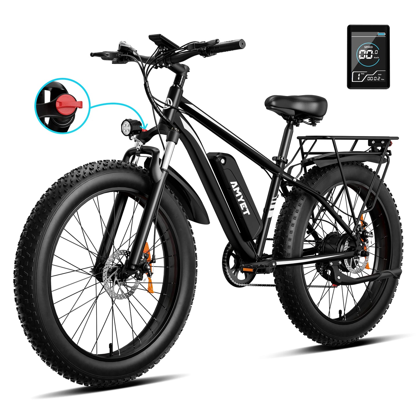 AMYET Electric Bike EB26 1500W 720Wh