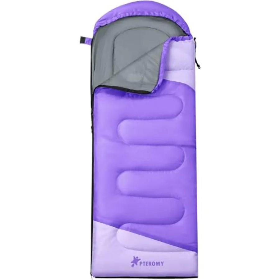 Lightweight Adult Sleeping Bag For Backpacking Camping Water Resistant Washable