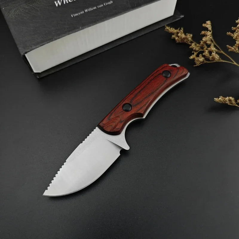 NONEDIY Fixed Blade Knife G10 Handle 8Cr13Mov Self Defense EDC
