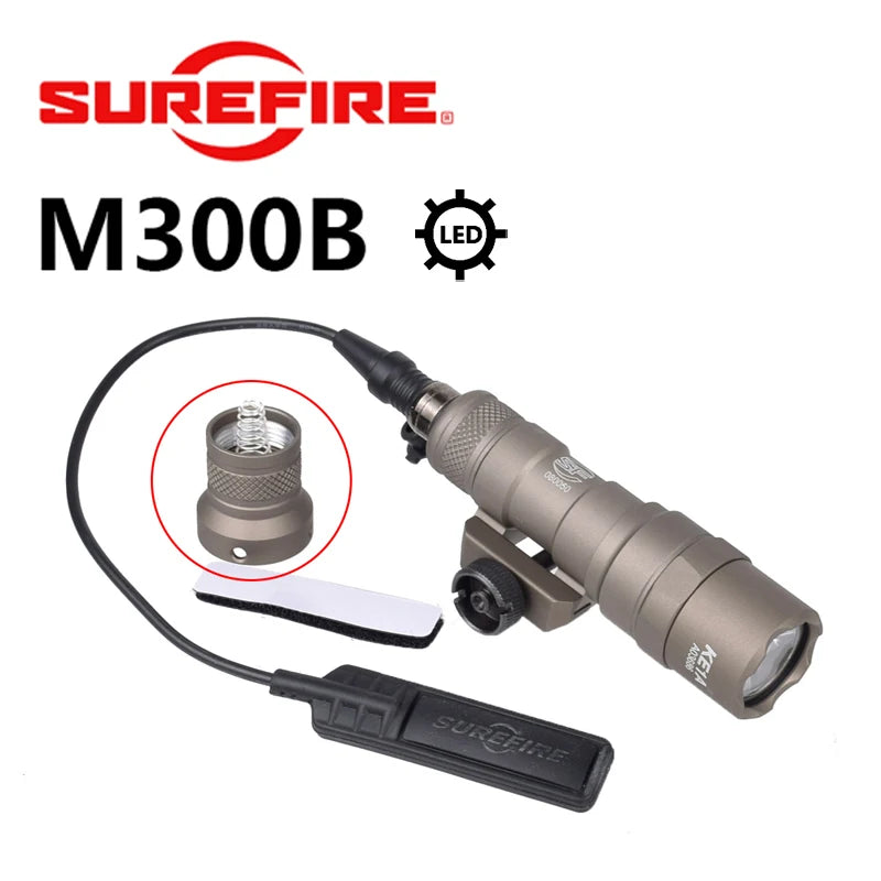 Tactical Flashlight for Rifle Rail Mounts and Accessories