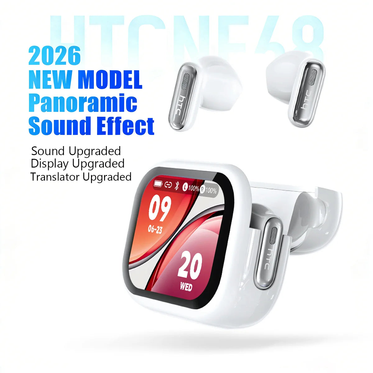 HTC Wireless Earphones With Active Noise Cancellation Bluetooth 5.0