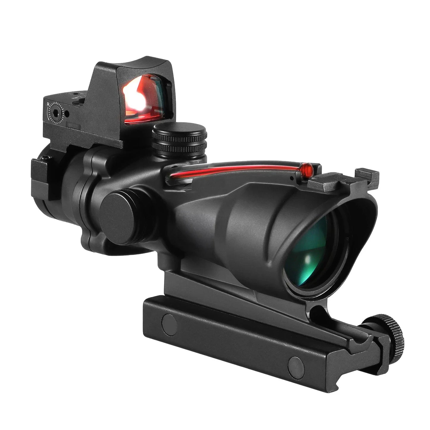 Nabila Adjustable Red Dot and 4x32 Scope for Universal Rail