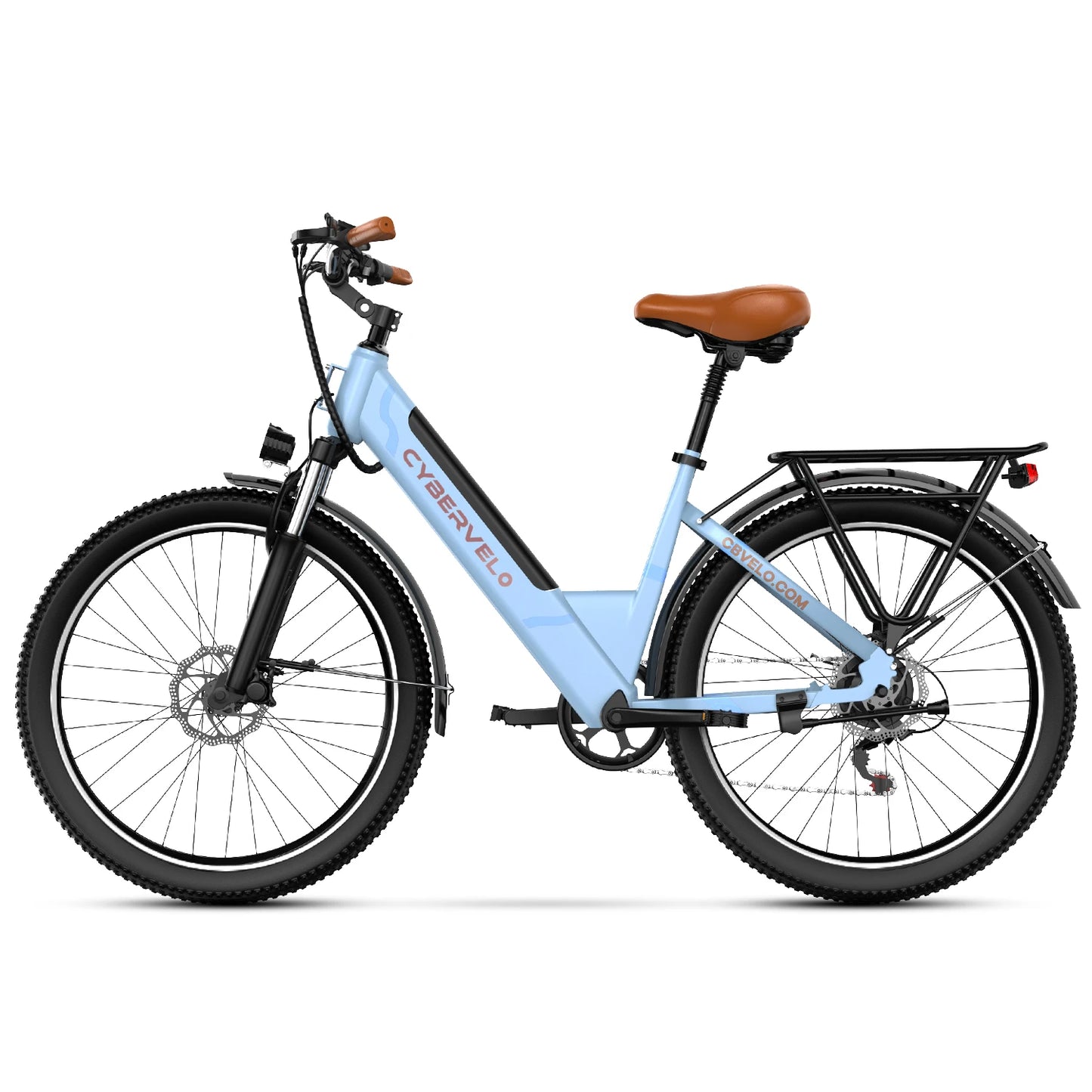CYBERVELO Urban Commuter E-Bike With 1000W Peak Motor