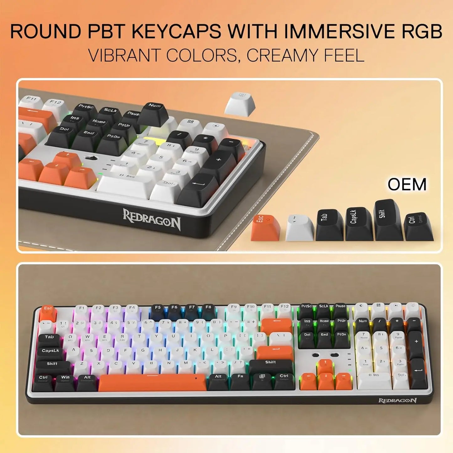 Redragon K689 PRO Wireless Gasket RGB Gaming Keyboard Hot Swappable