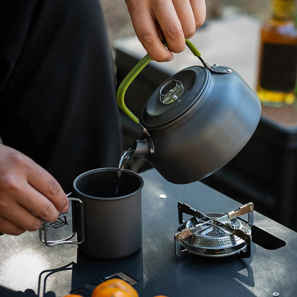 APWIKOGER 3 Piece Camping Cookware Set for Outdoor Cooking