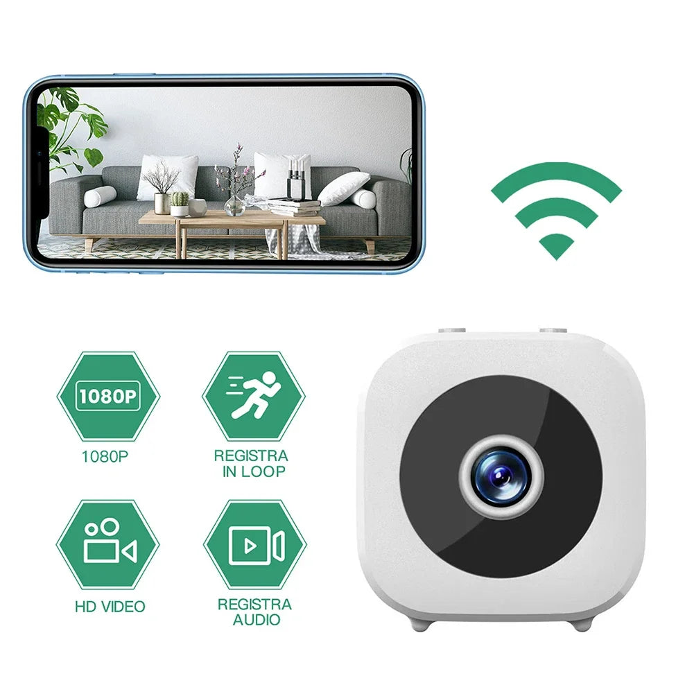 Smart Wireless Security Camera With Rechargeable Battery WiFi HD