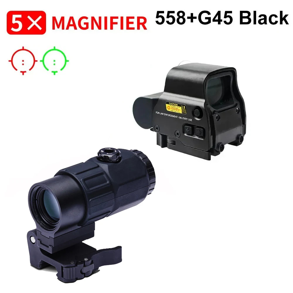 Nabila Dot Sight With 3X Magnifier and STS Rail Mount