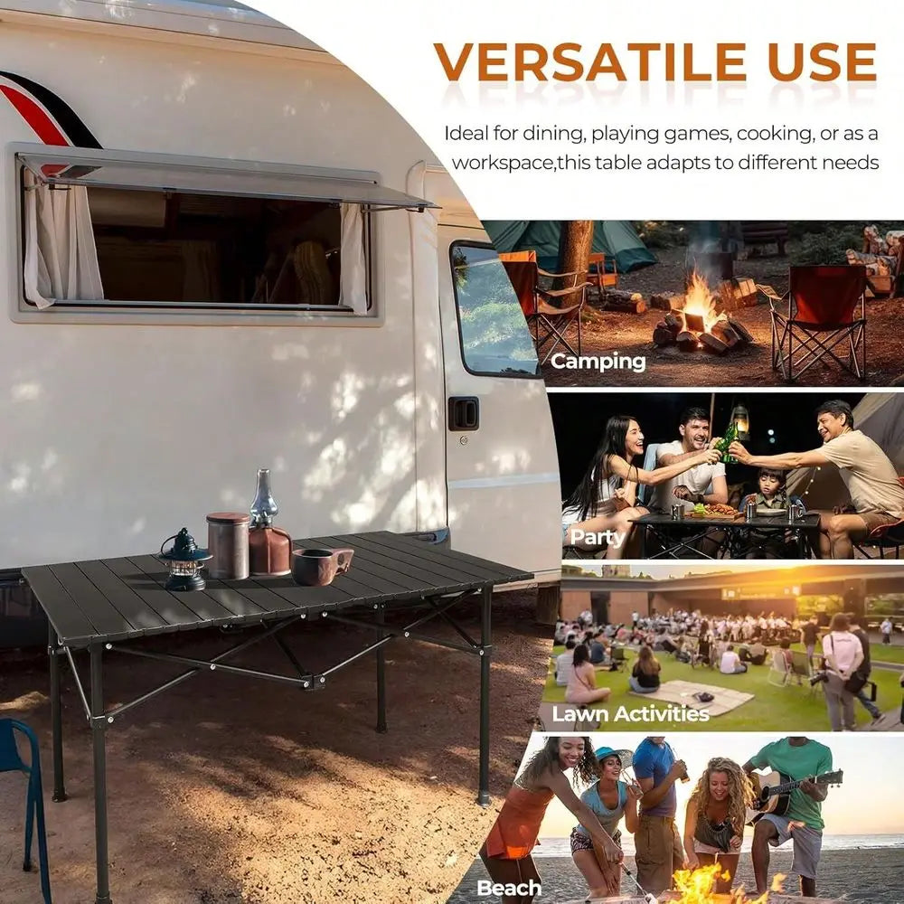 XMSJ Portable Folding Camping Table With Carry Bag