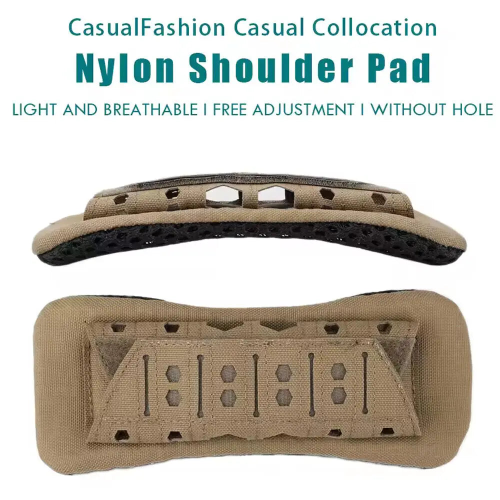Vest Shoulder Strap Pad Comfort Nylon Mesh Tactical Backpack