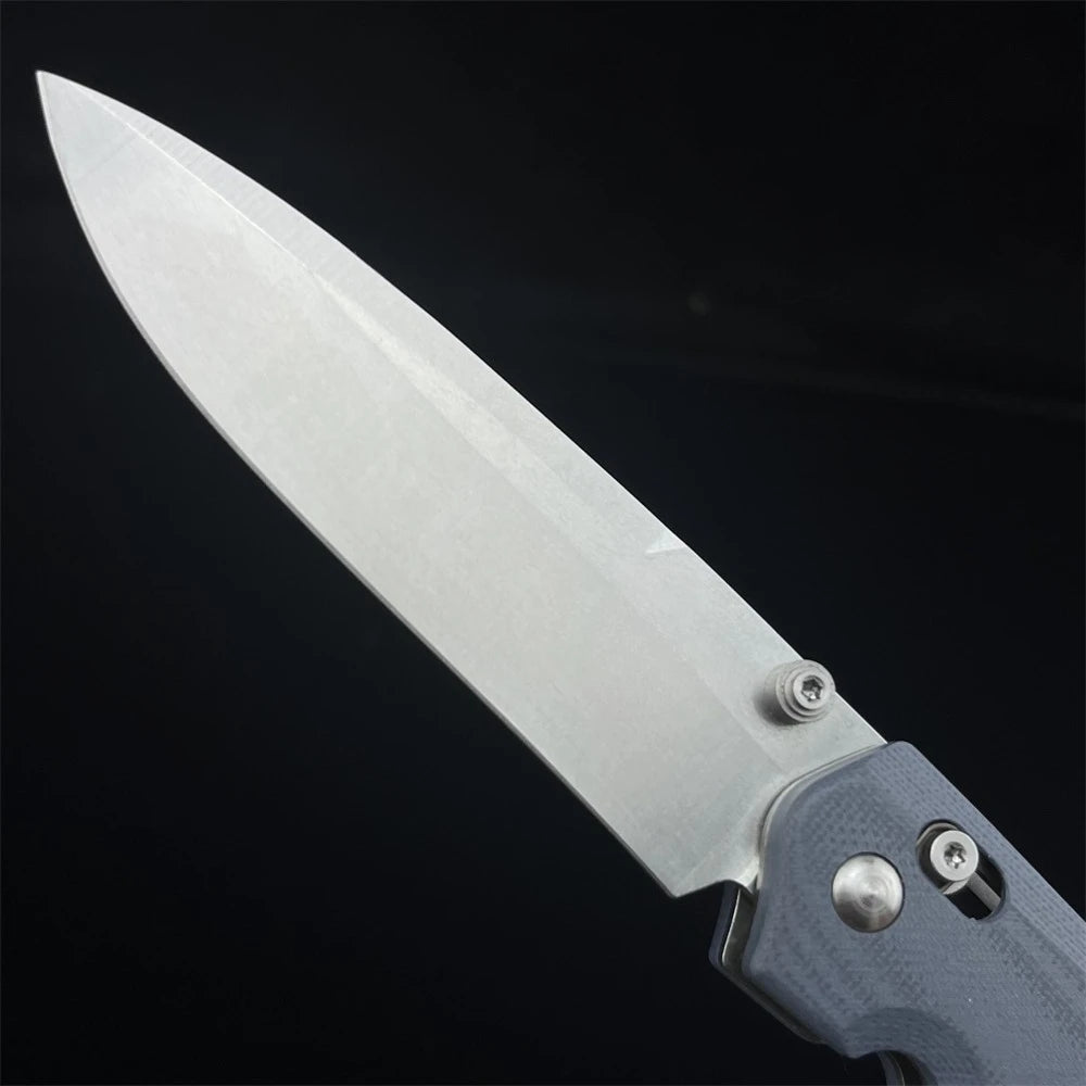 DIY Supplies 485 Folding Pocket Knife G10 Handle EDC Utility