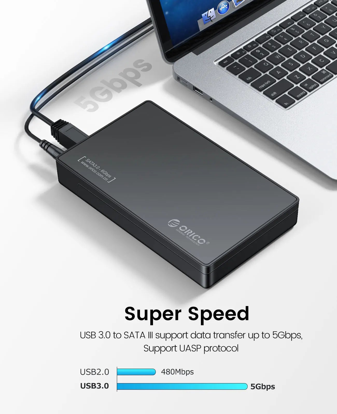 Orico External USB 3.0 HDD Enclosure SATA Case